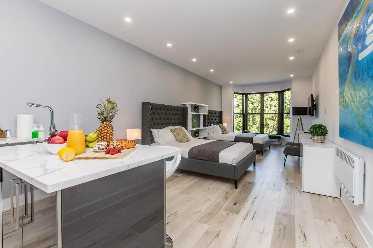 公寓 Lofts Du Parc Lahaie 蒙特利尔